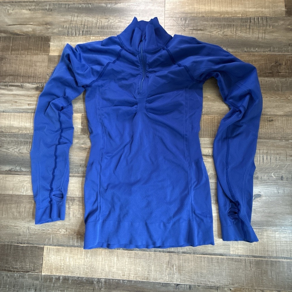 Lucy Performance Mock Neck Top 1/4 Zip Seamless Sz XS